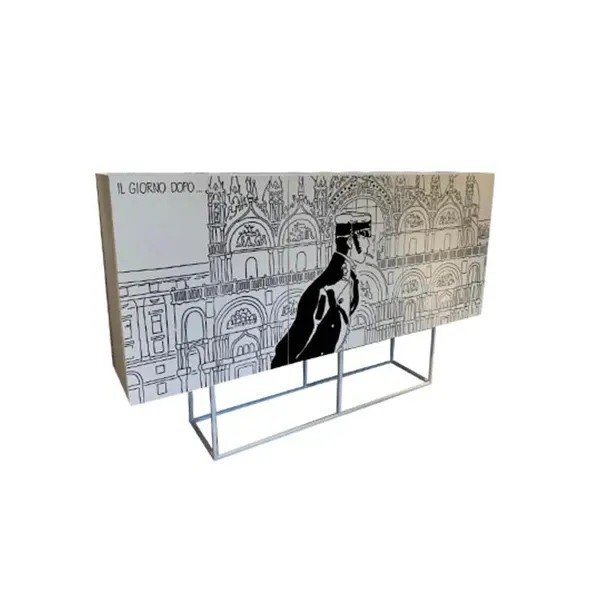 Corto Maltese wooden sideboard, Capo d  &#39;Opera image