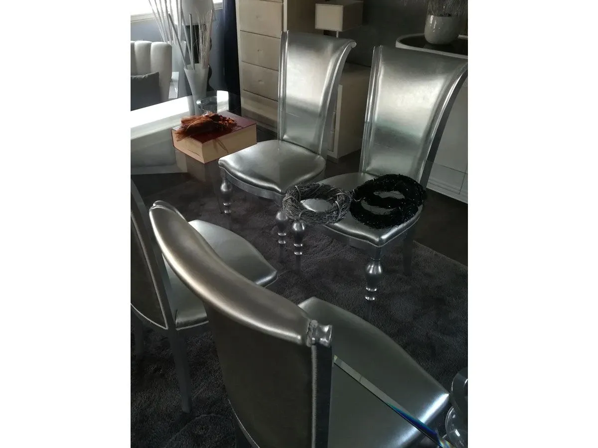 Set 4 Zoe (silver leather), CorteZari 5