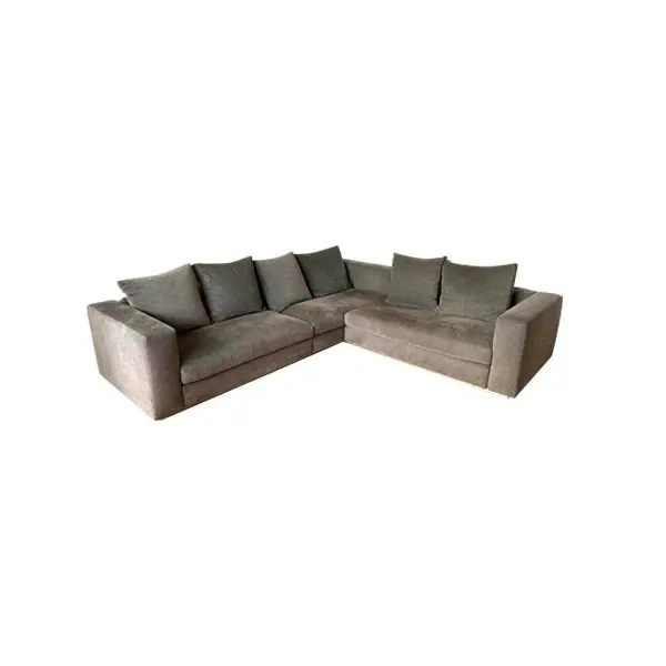 Divano angolare Reversi 14 in tessuto (grigio) 2