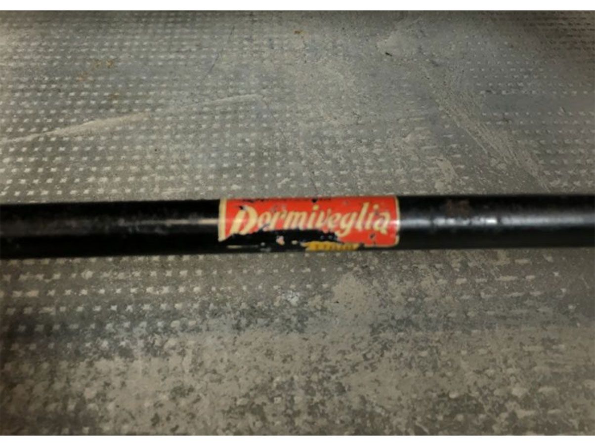 Reclining armchair in black eco-leather (1950s) 2