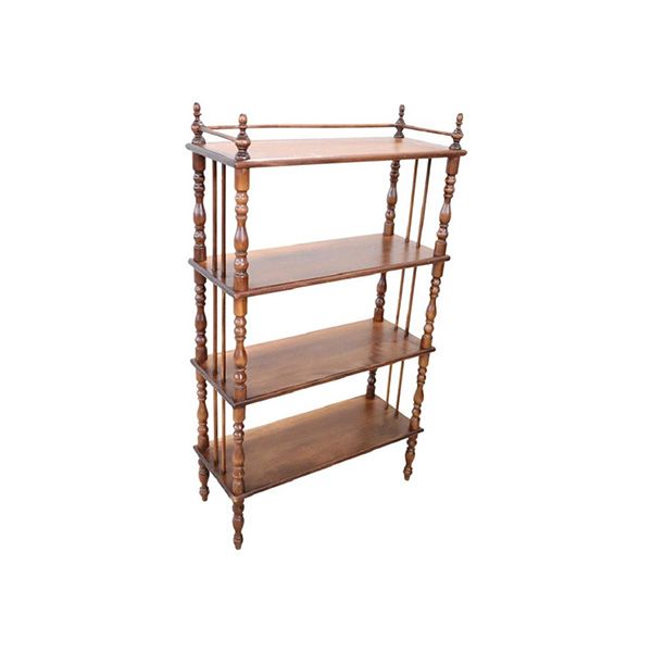 Vintage bookcase in poplar wood (19th century) 