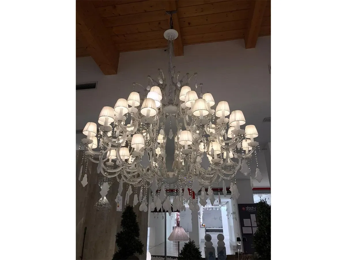 Lampadario Maria Teresa VE906/49MT vetro (bianco), Masiero 7