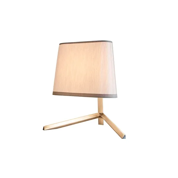 Couture TA table lamp in satin nickel, Contardi image