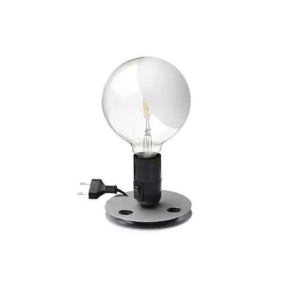 Table lamp in black aluminum and glass, Flos image