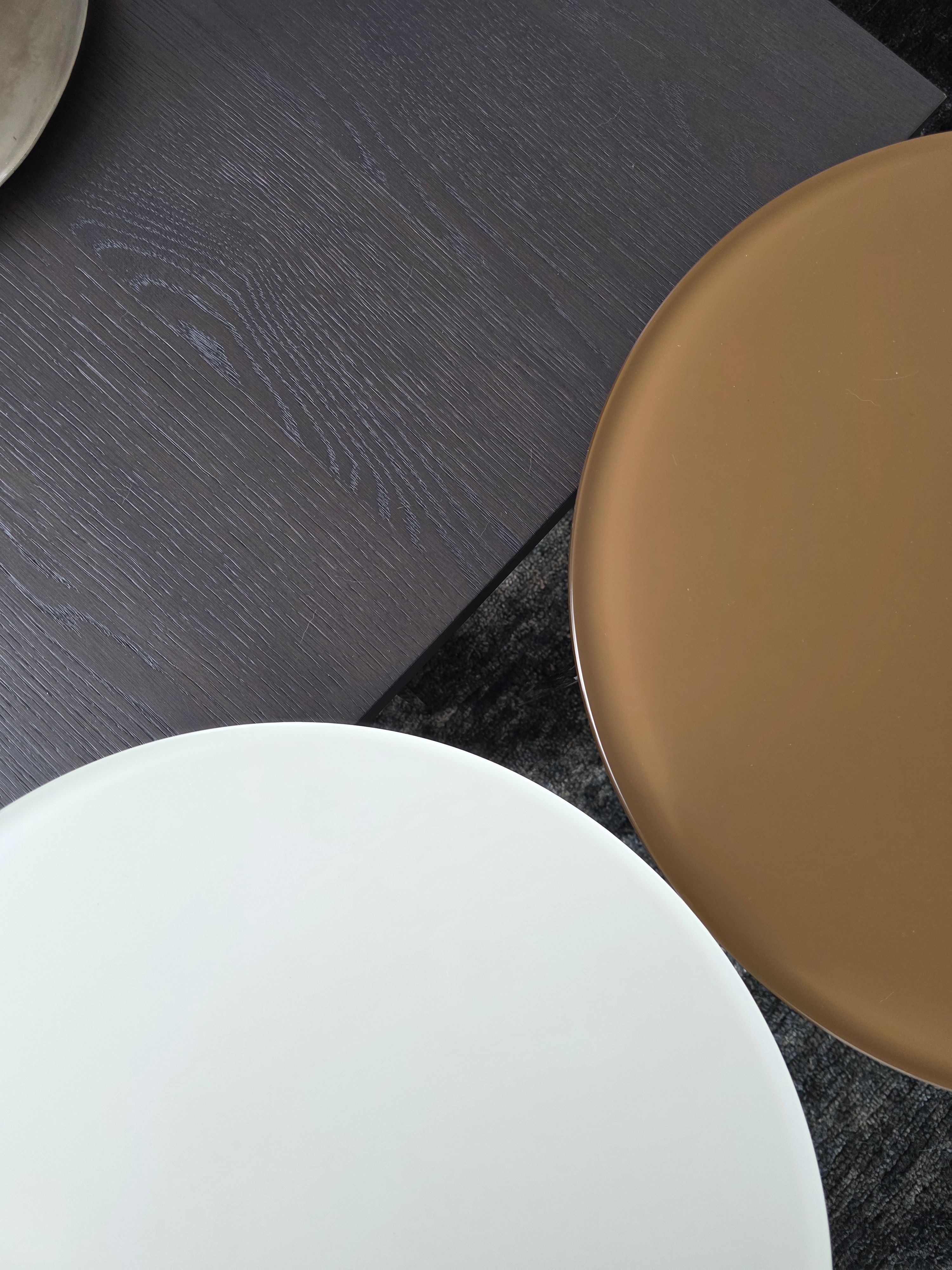 3er-Set Couchtische (Mokka/Beige) Details