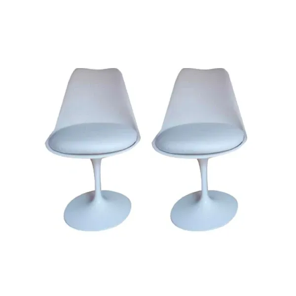 Set 2 sedie Tulip 769-S di Eero Saarinen (bianco) 3