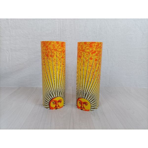 Pair of Follia Pratica table lamps by Piero Fornasetti (90s), Antonangeli image