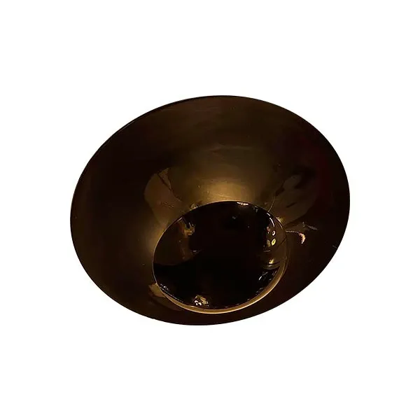 Funnel ceiling lamp in aluminum (black), Vibia image