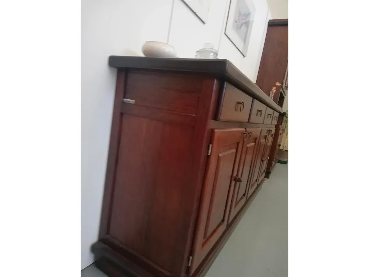 Mobile contenitore Nostalgia in legno (marrone), Linea In Arredamenti 3