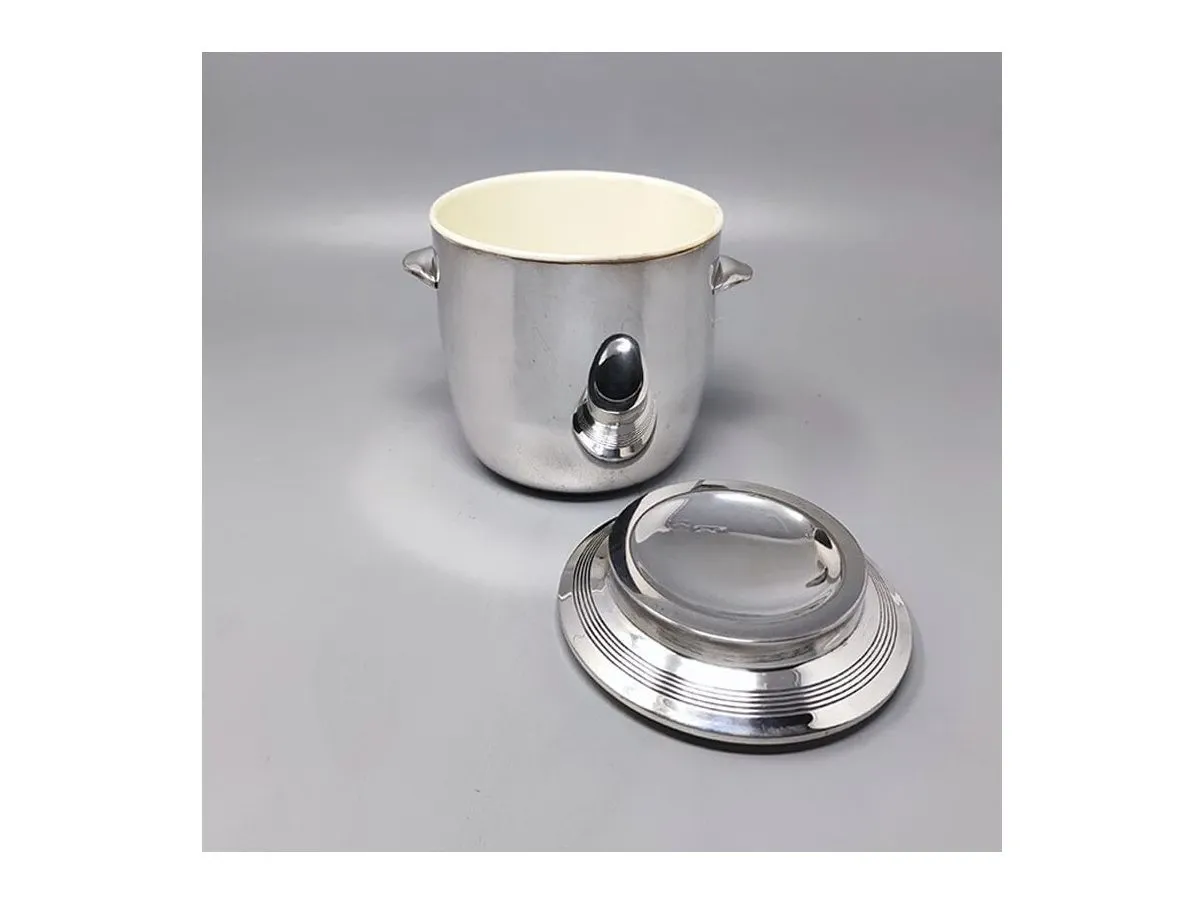 Vintage silver platedice bucket (1980s), 4