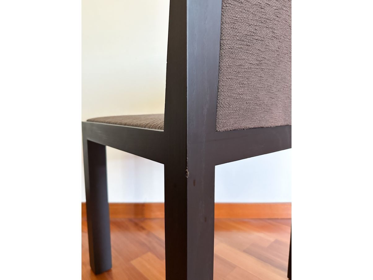 Set of 6 Teatro chairs in wenge wood and fabric, Molteni&C  Optional8