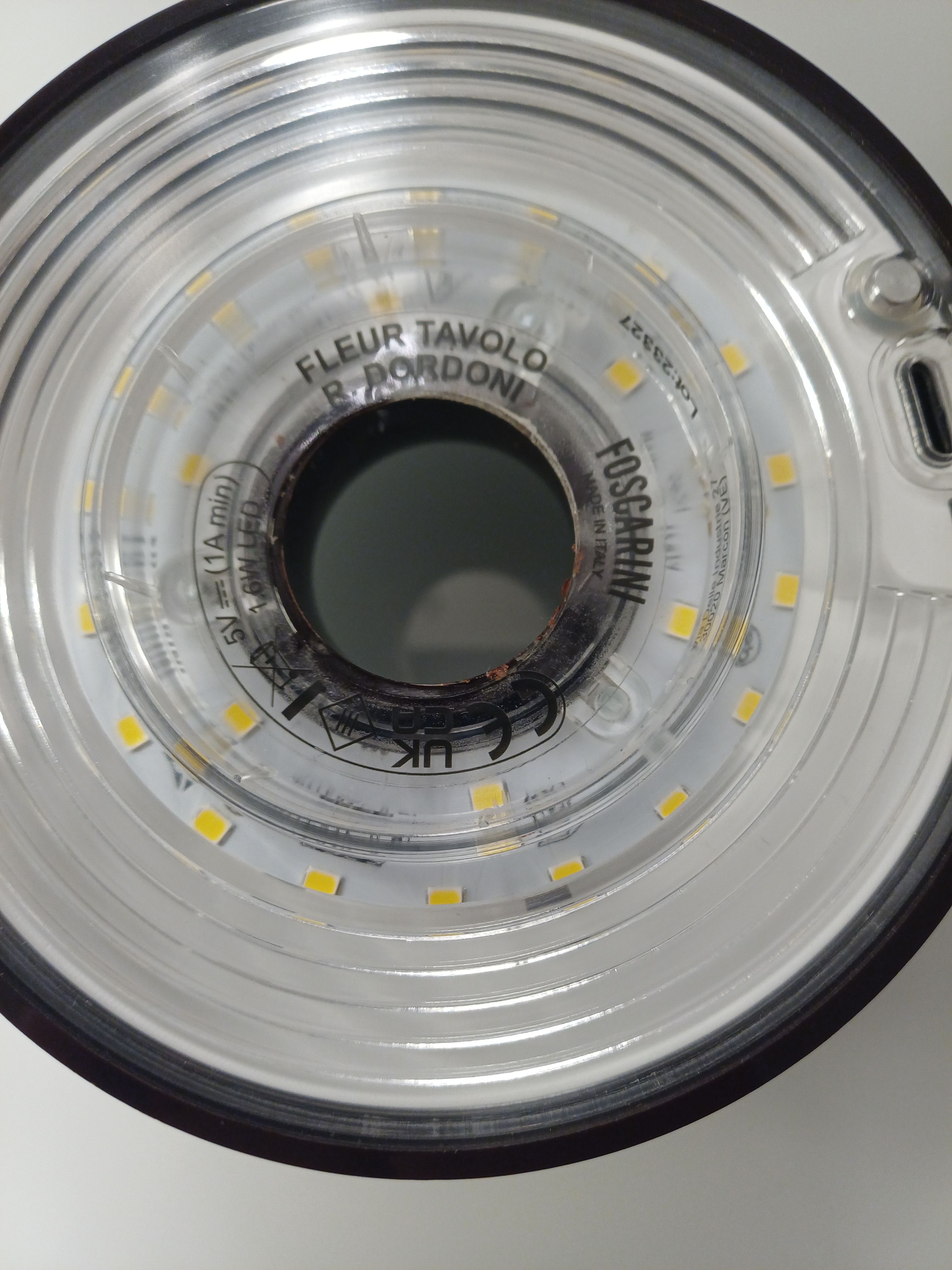 Fleur Portable Glass Lamp Brand