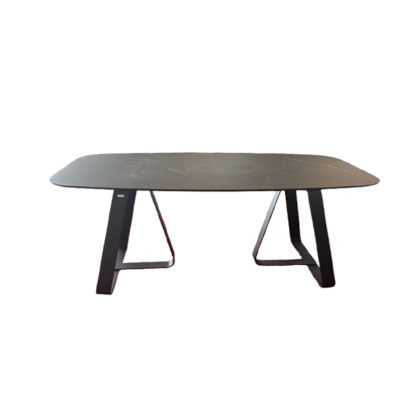 Rectangular table Sunshine in matt ceramic, Calligaris image