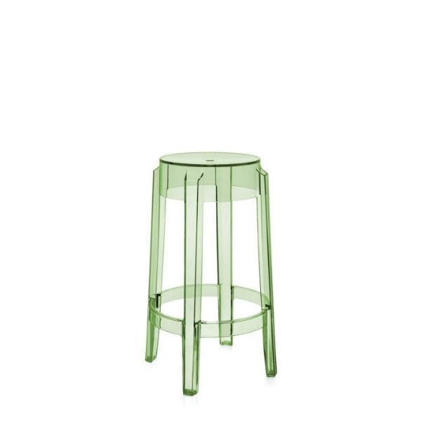 Green transparent Ghost stool, Kartell image