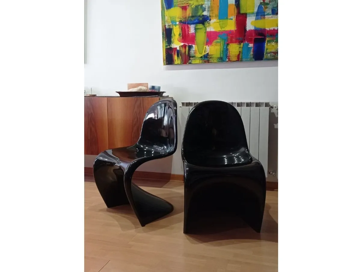 Set 2 sedie Panton vintage (anni'80), Vitra 5