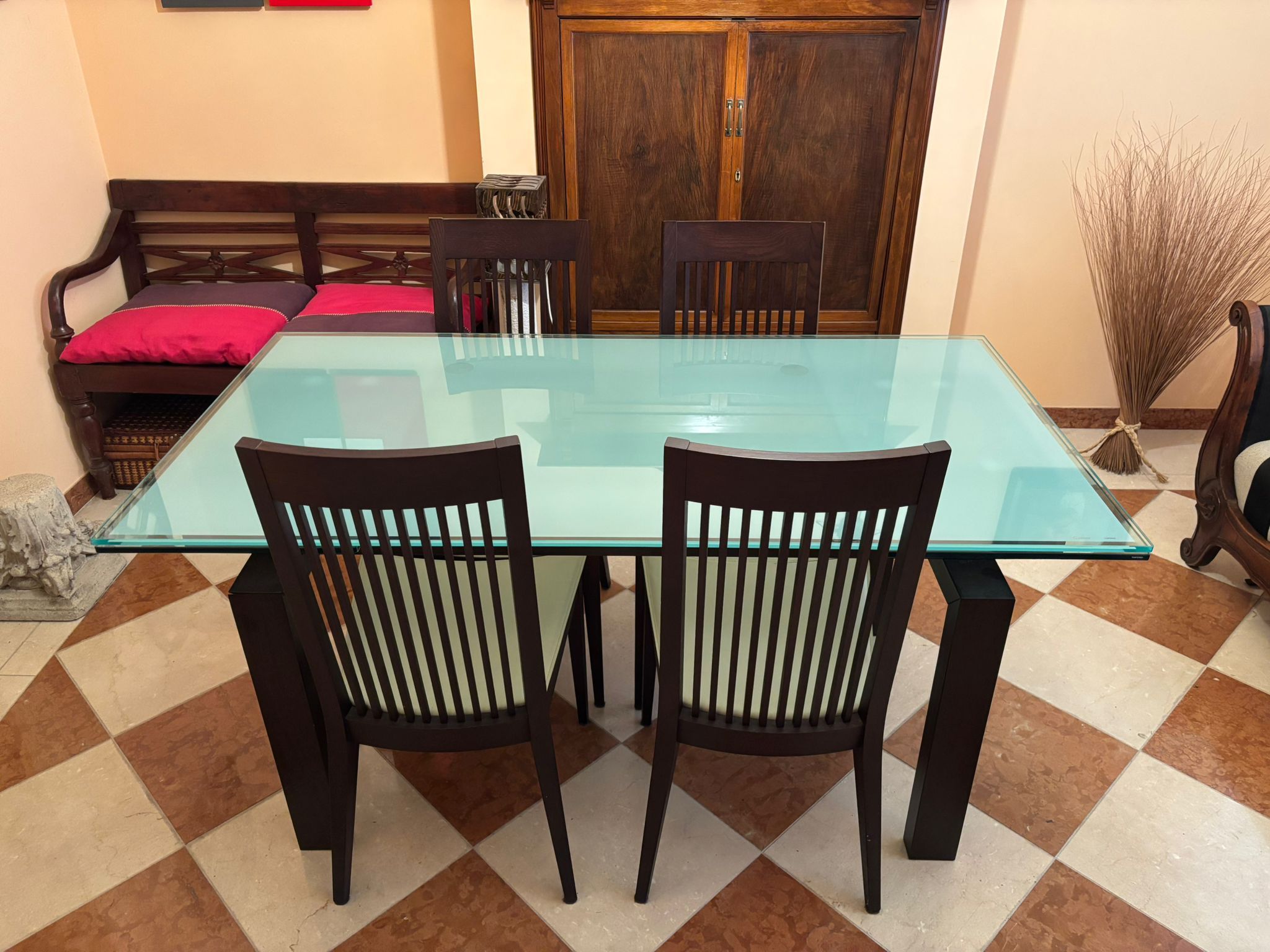 Set 4 Stühle und ausziehbarer Tisch Hyper CS/416 Main