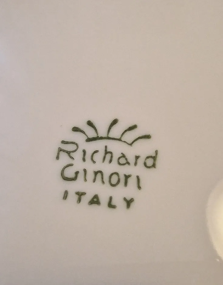 Ceramic dinner set for 12 people, Ginori 1