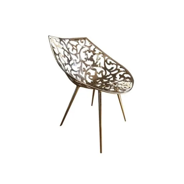 Miss Lacy armchair by Philippe Starck stainless steel, Driade 