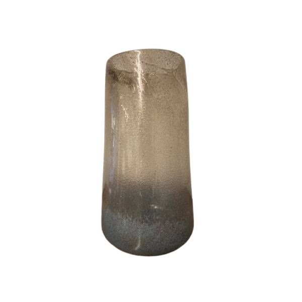 Vaso vintage in vetro di Murano grigio (anni '60), image
