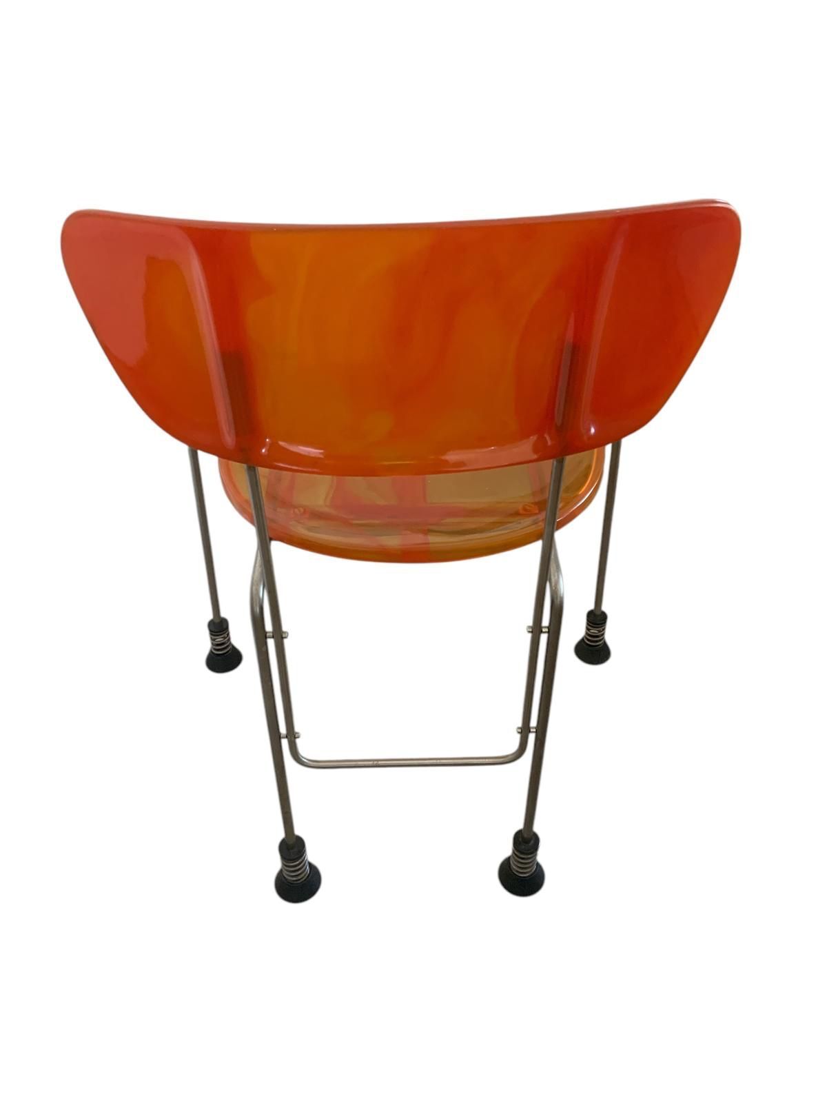 Pair of Broadway chairs by Gaetano Pesce, Bernini 4