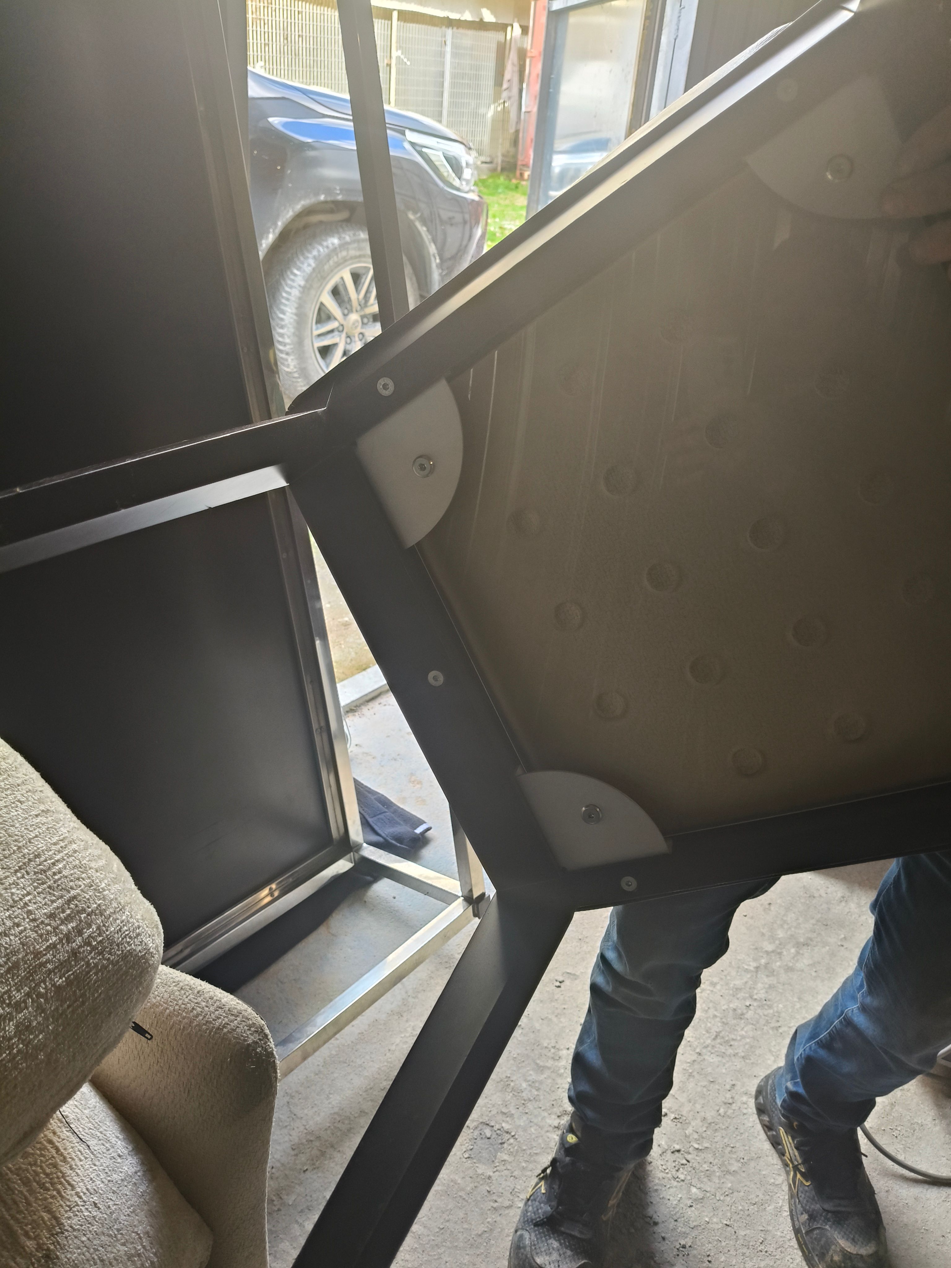 Set di 4 poltroncine Normal in pelle di Massimo Scolari Defects