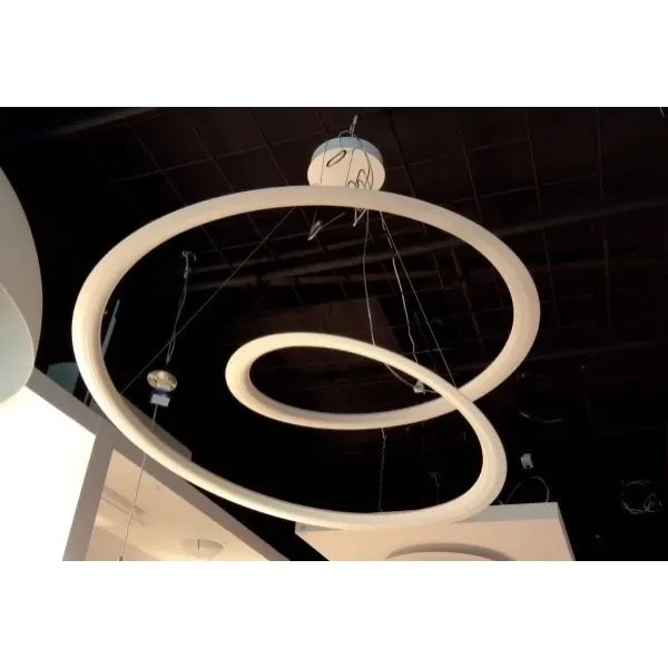 Spiral lamp in aluminum Kepler, Nemo 1