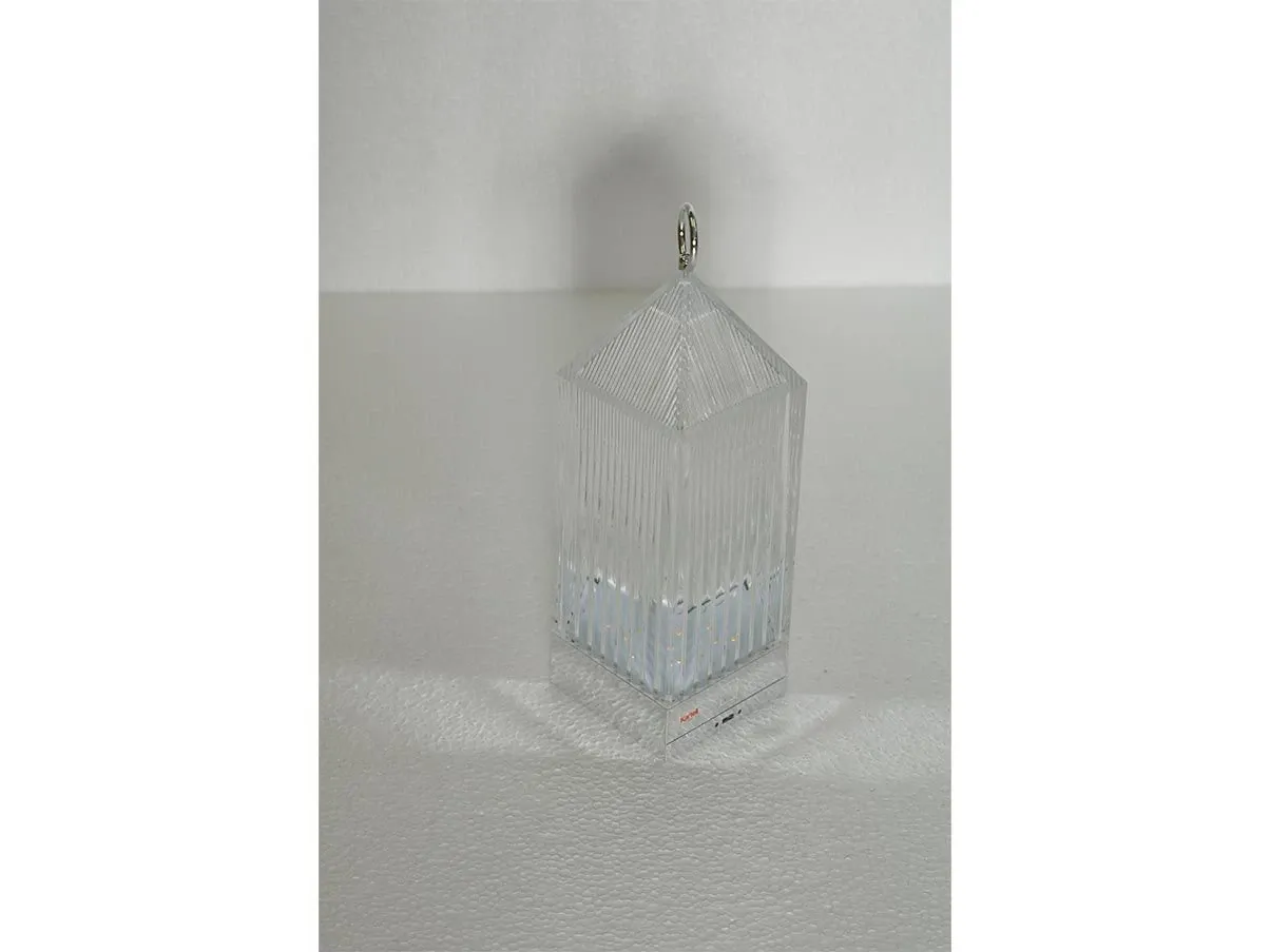 Lampada a led Lantern portatile (trasparente), Kartell 2