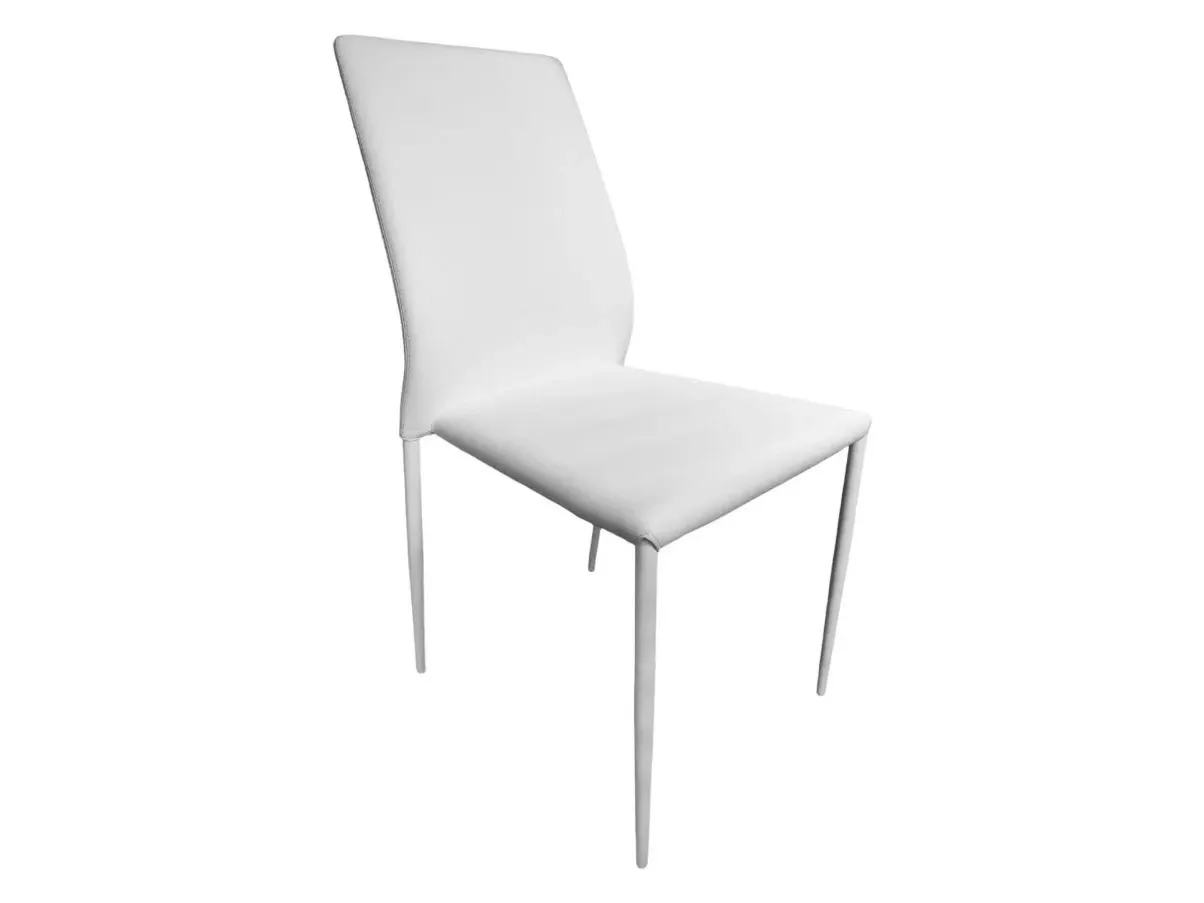 Set of 8 white Kefir chairs, Bontempi image