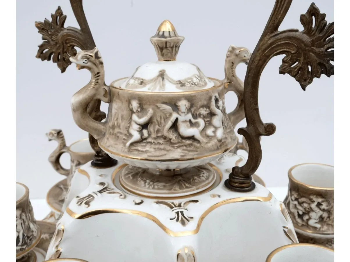 Set da caffè in porcellana vintage (anni'60), 4