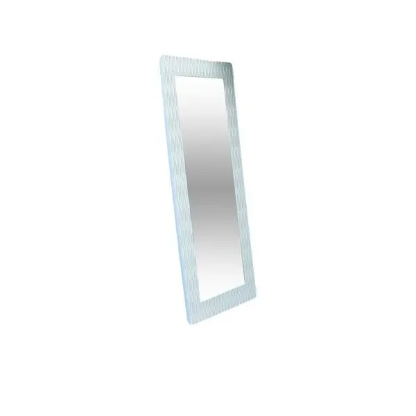 Rectangular wave-shaped mirror (grey), Teknodesign image