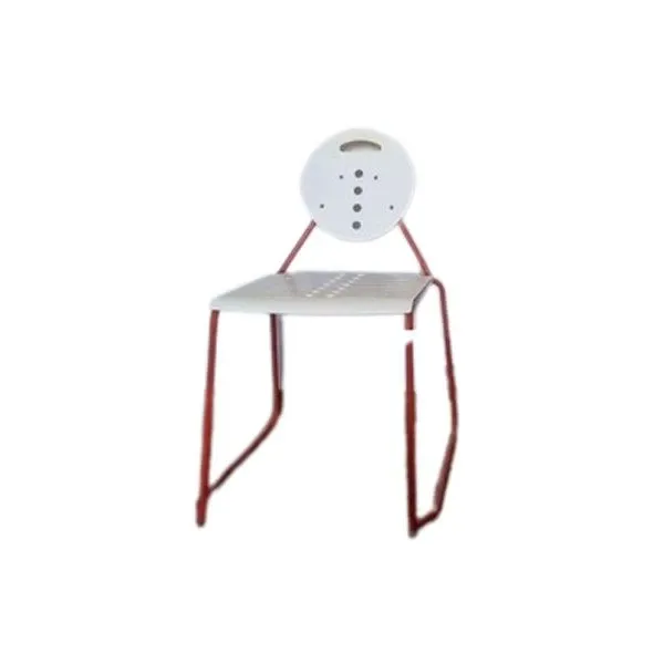 Vintage red and white Charlie chair, Segis image