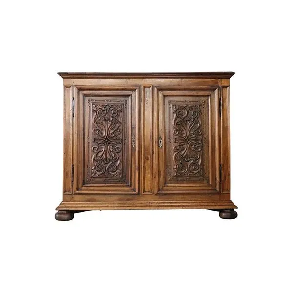 Vintage sideboard in carved walnut ('800), image