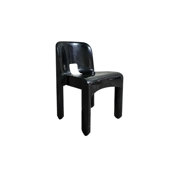 Stuhl 860/861 von Joe Colombo (schwarz) 2