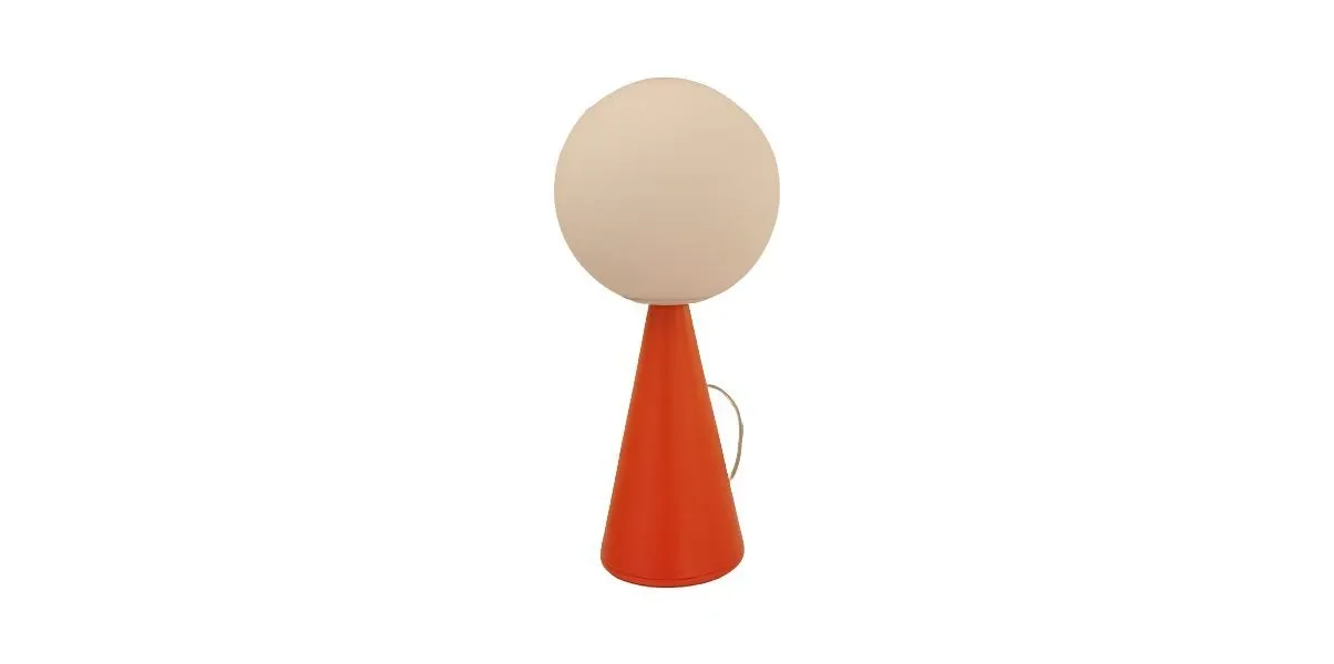 Lampada da tavolo Bilia mini di Gio Ponti rossa, Fontana Arte image