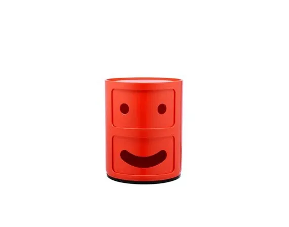 Smile modular container in ABS (red) 