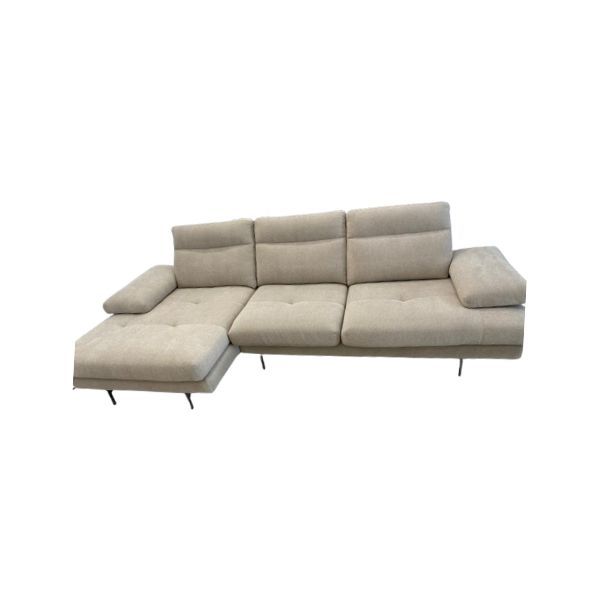 Divano modulare con penisola Toby Wing 2 L278 in tessuto, Calia Italia image