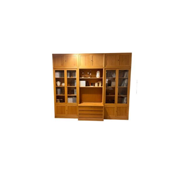 President wall bookcase in cherry wood, Morelato    image