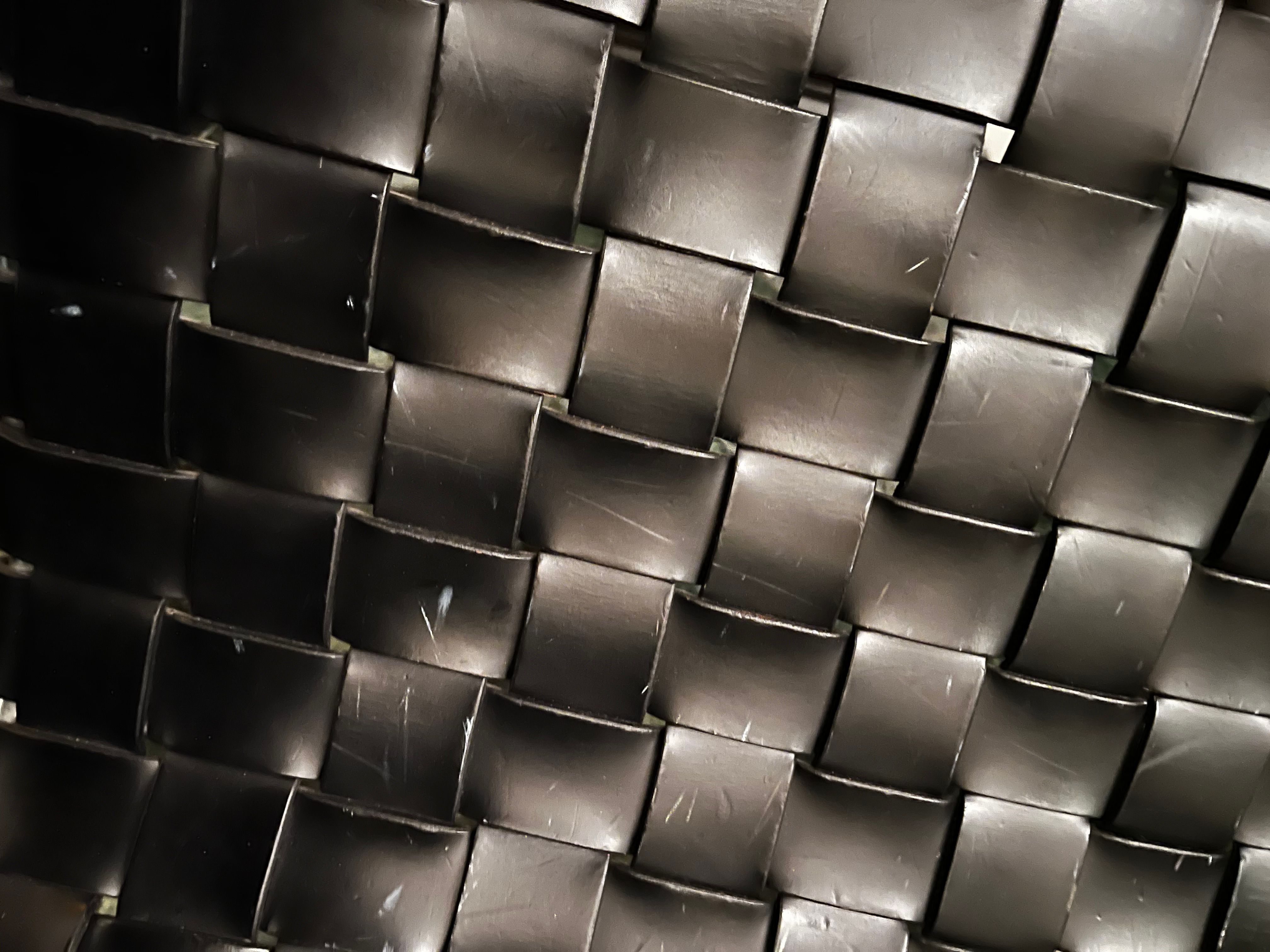 Set van Luar fauteuils in leer van Ross Littell Defects