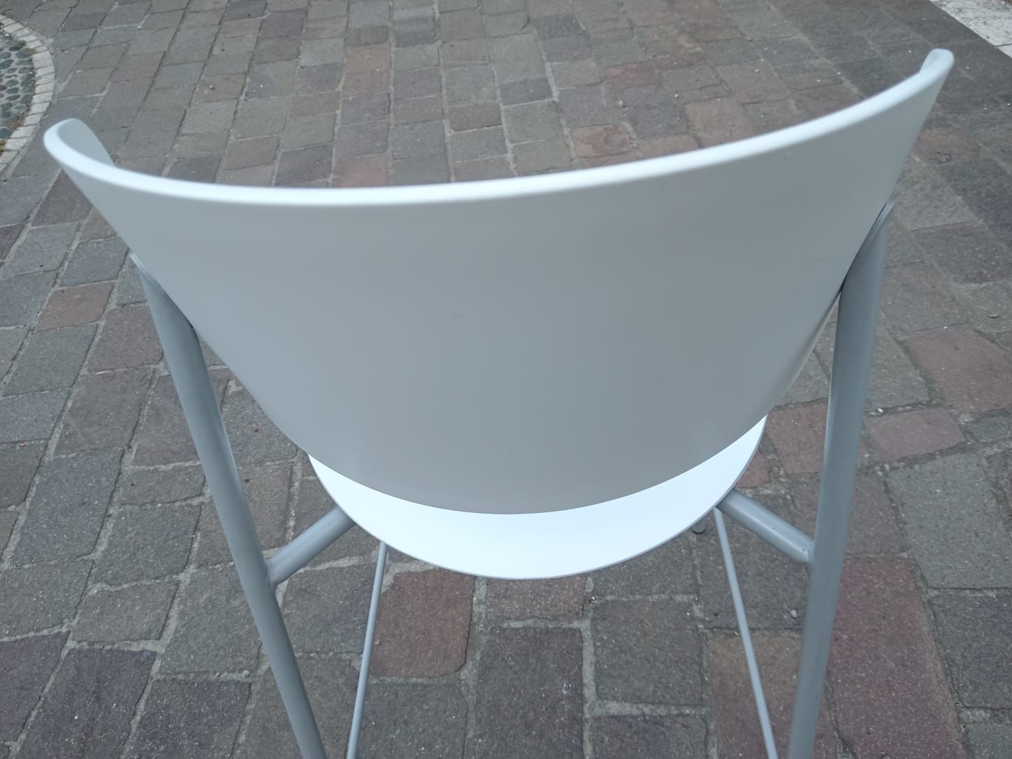 High stool Giò white 19