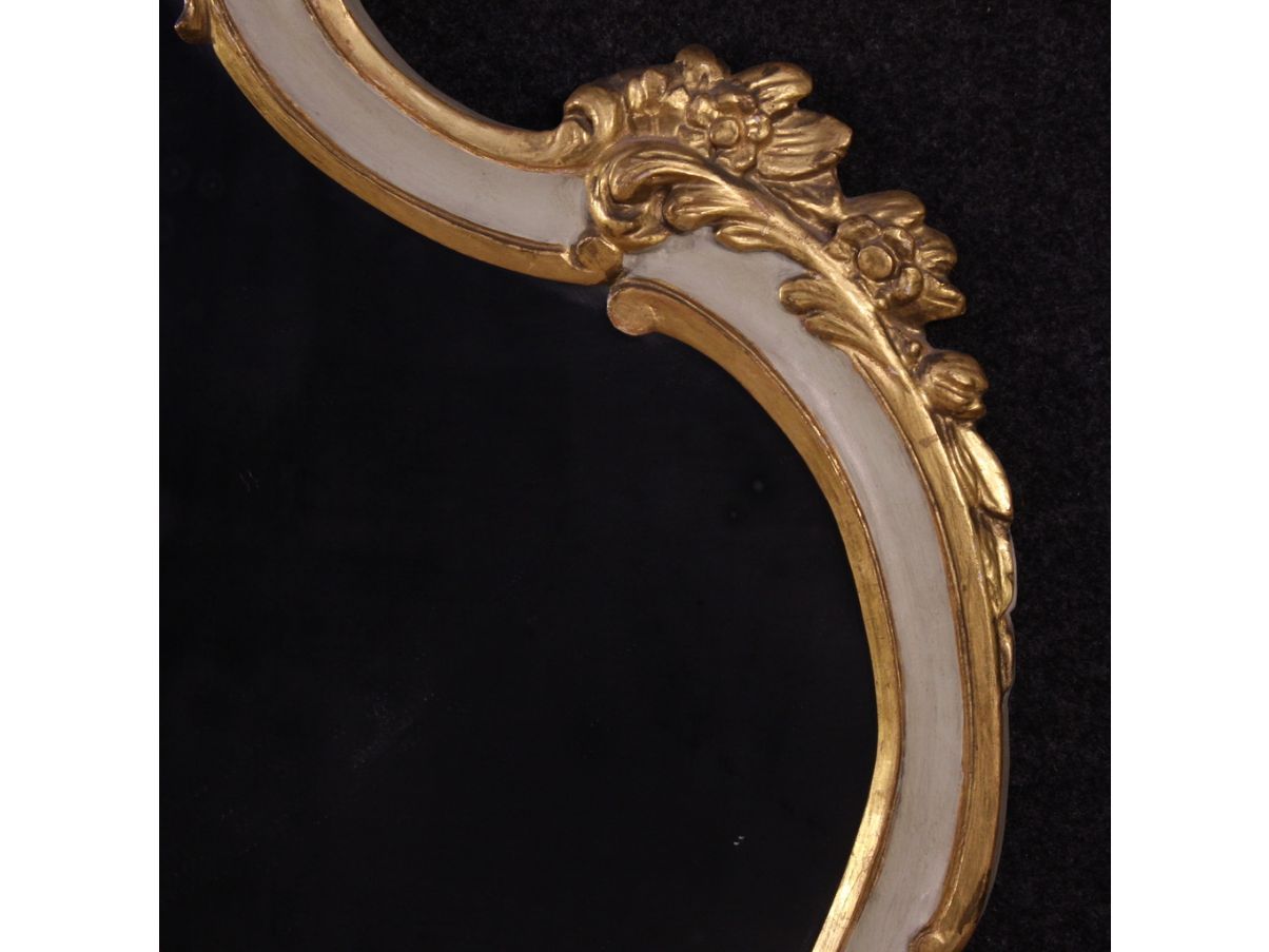 Specchiera laccata e dorata (anni '50) Defects