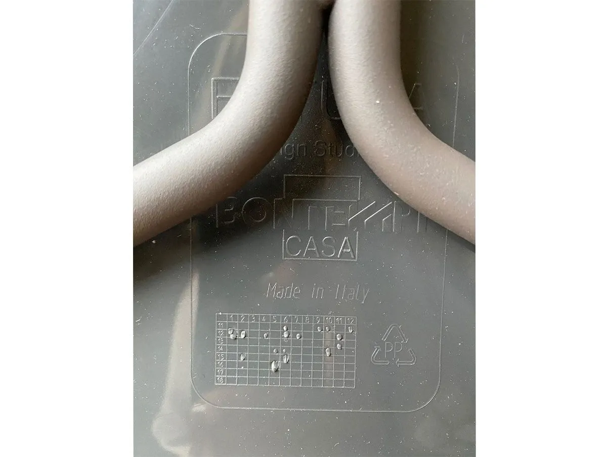 Set of 4 Futura chairs in polypropylene (anthracite), Bontempi 3