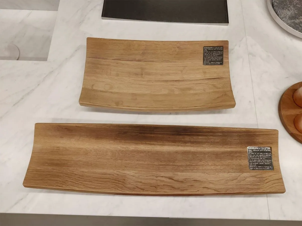 Barrique Set Holz Käsebrett und Servierplatte 
