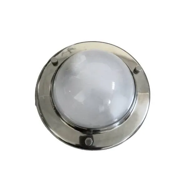 Vintage glass and metal wall light (1960s), image