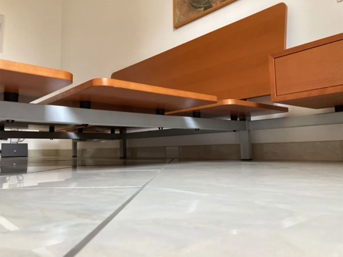Doppelbett Xen mit Nachttischen aus Buchenholz 3