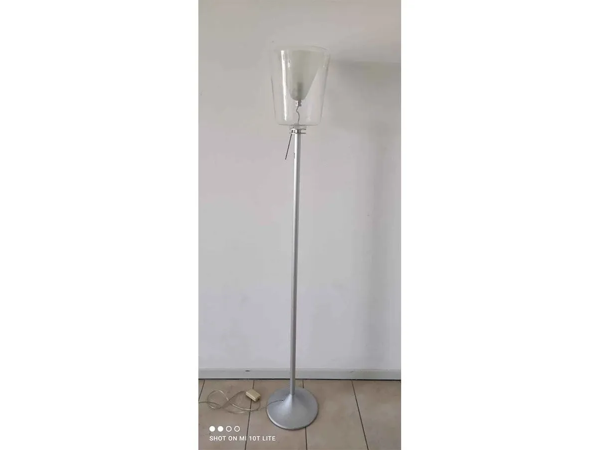 Lanterna floor lamp in glass 