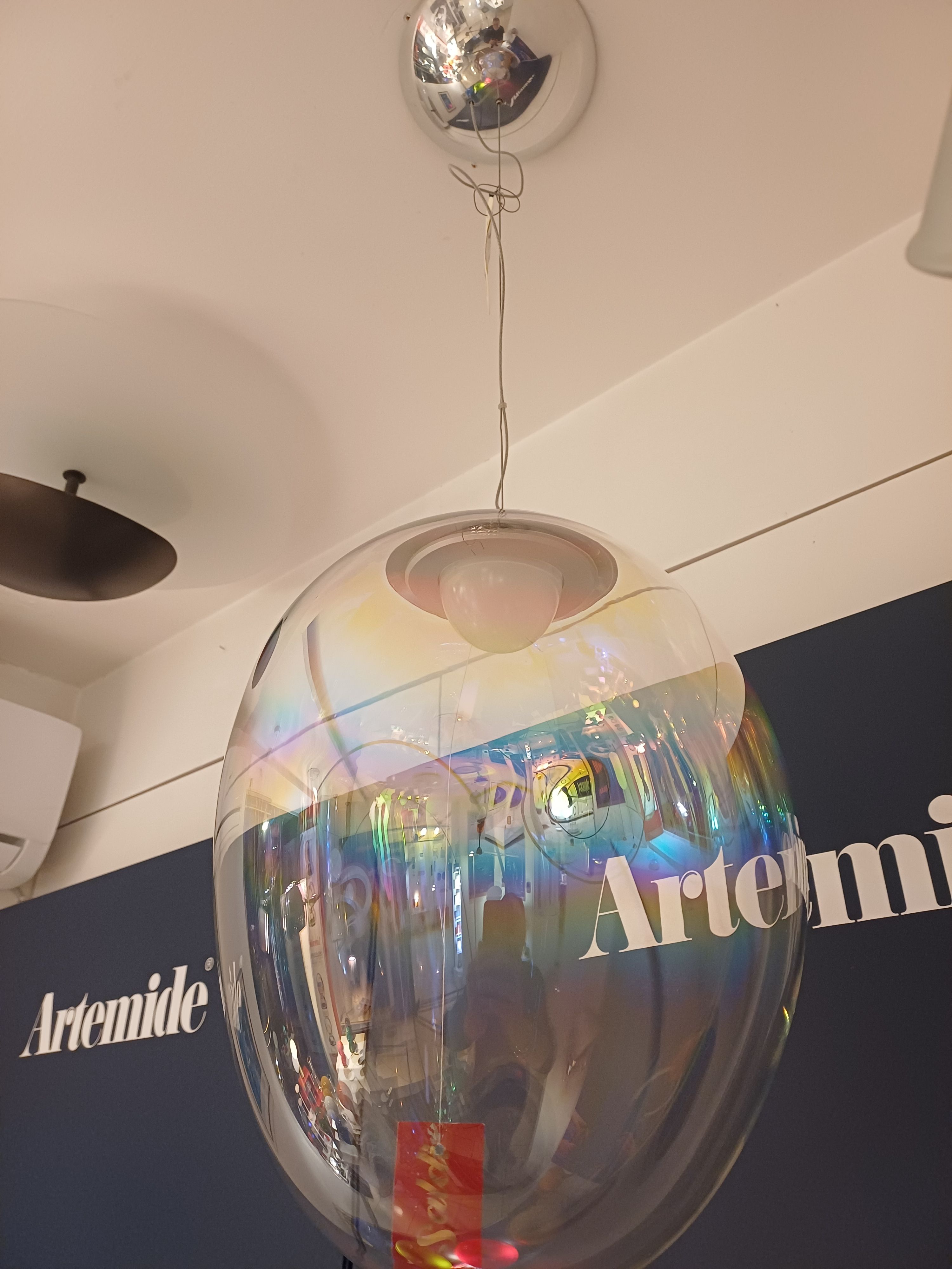 Lampada a sospensione Stellar Nebula in cristallo Front