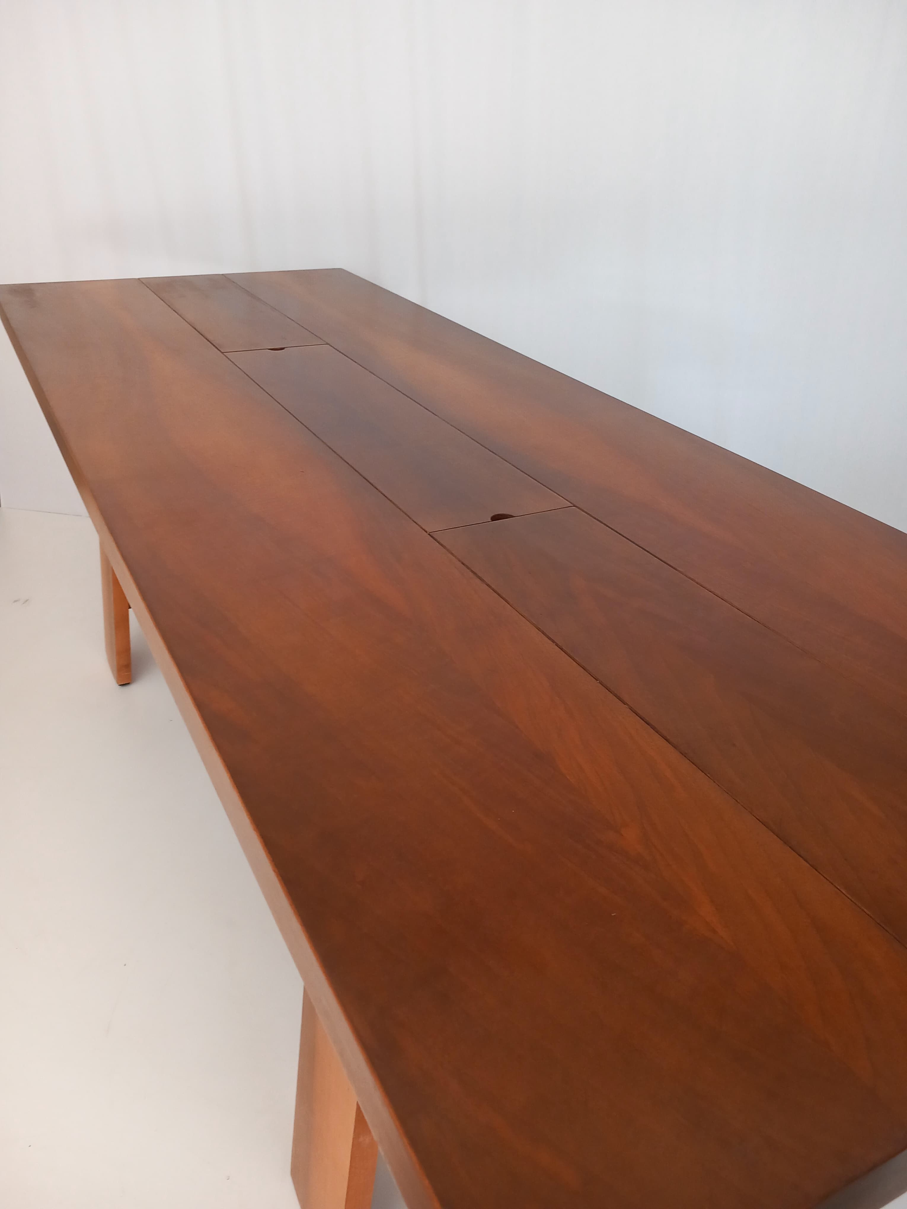 Mid-Century Walnut Rectangular Dining Table by Silvio Coppola (60s) Optional9