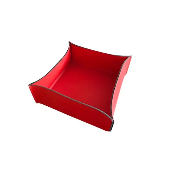 Tray type 4 medium in leather (red), Poltrona Frau image