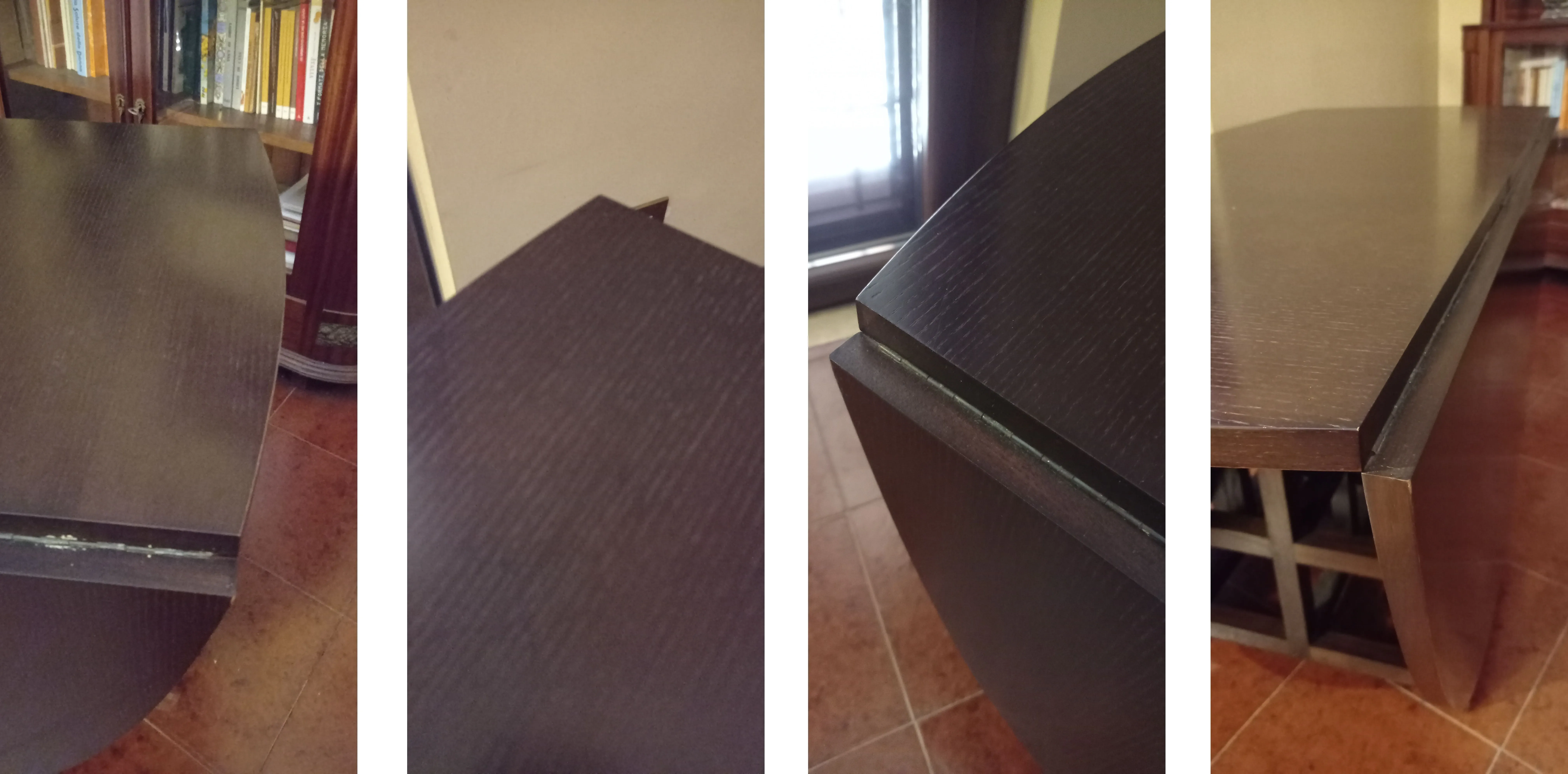 Tavolo DS1 in legno marrone di Charles R. Mackintosh, Cassina 10