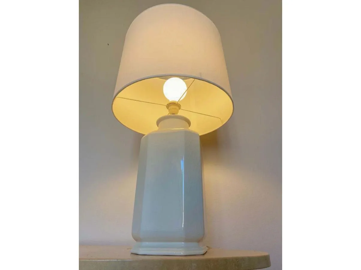 Lampada da tavolo vintage in ceramica laccata (anni '70),  6